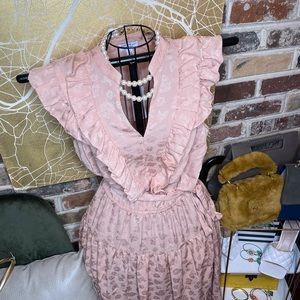 Current air apricot dress size medium NWT